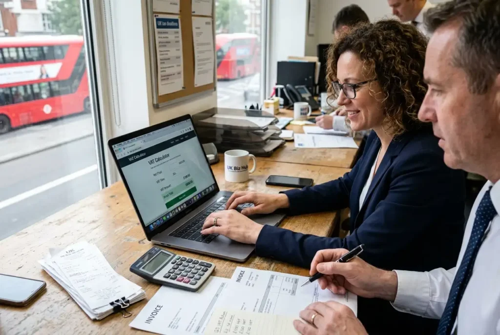 VAT calculation for business sales and purchases
