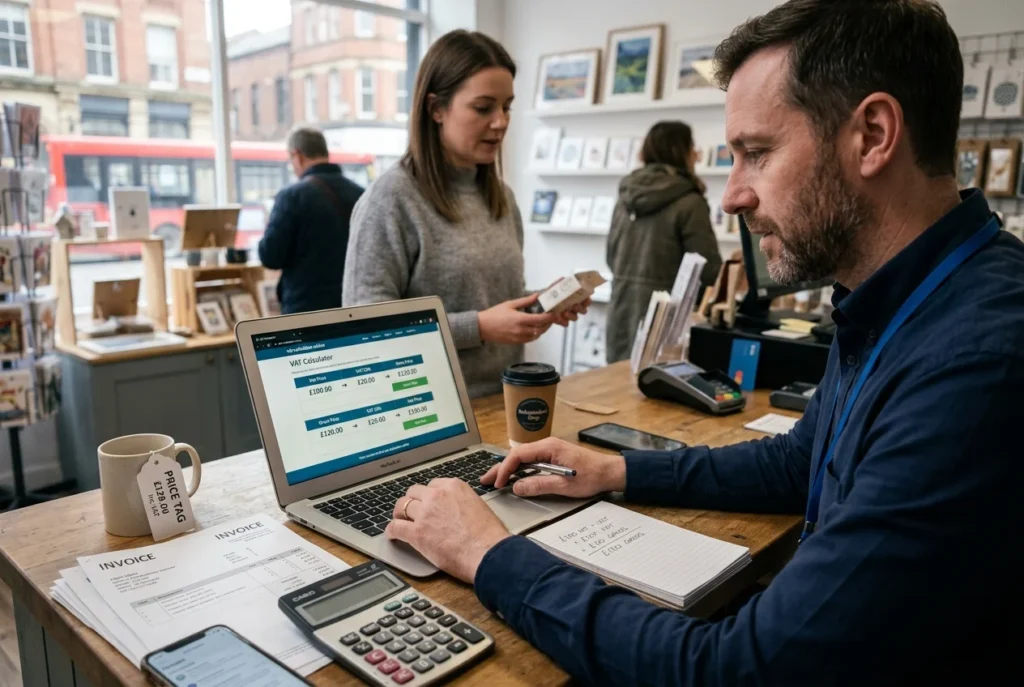VAT-inclusive and VAT-exclusive business prices comparison